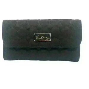 Vera Bradley Checkbook Brown Wallet EUC